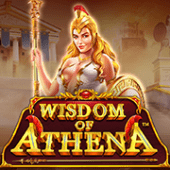 Wisdom of Athena slot icon showing Athena's shield and reel layout